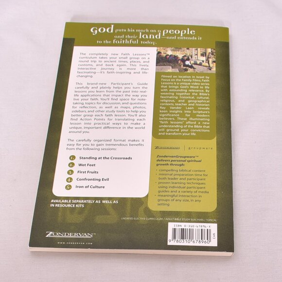 Faith Lessons on the Promised Land Paperback Raynard Vander Laan - Picture 5 of 11